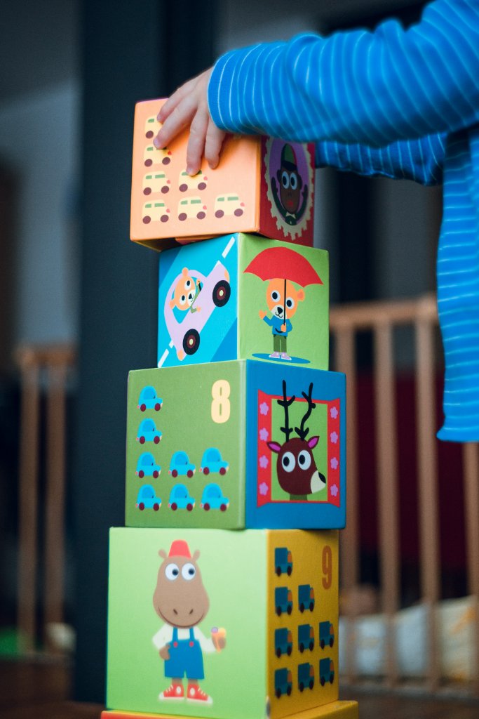 Educator connecting with children at ABC Christian Child Care Center in Port Alberni BC