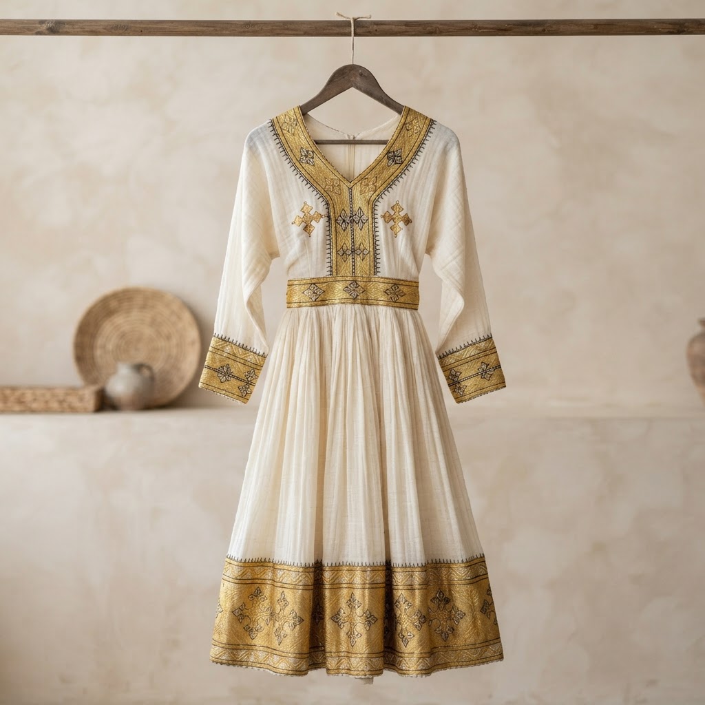 Traditional Habesha Dress (Habesha Kemis)