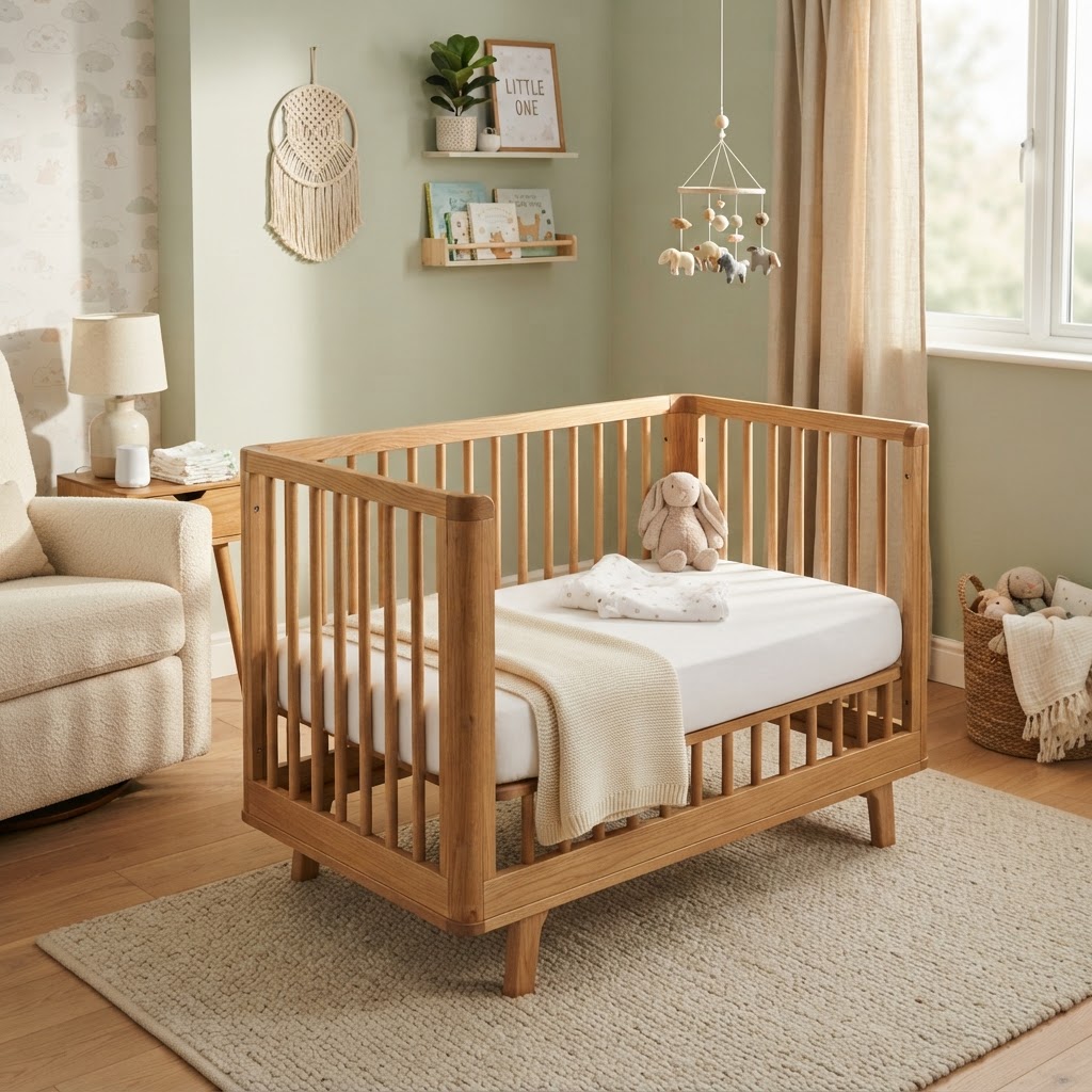 Baby Crib and Mattress