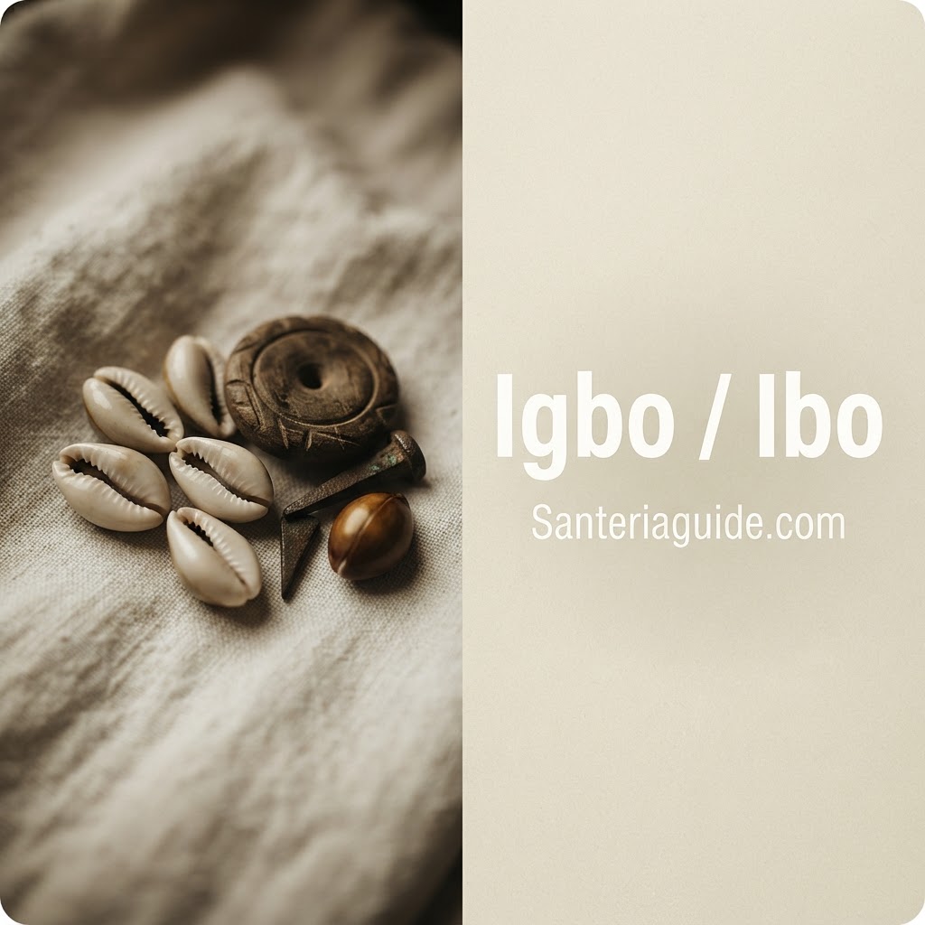 Igbo / Ibo — Santeriaguide.com