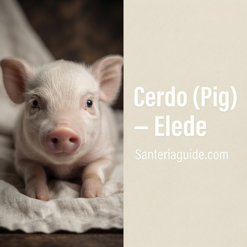 Cerdo (Pig) – Elede — Santeriaguide.com