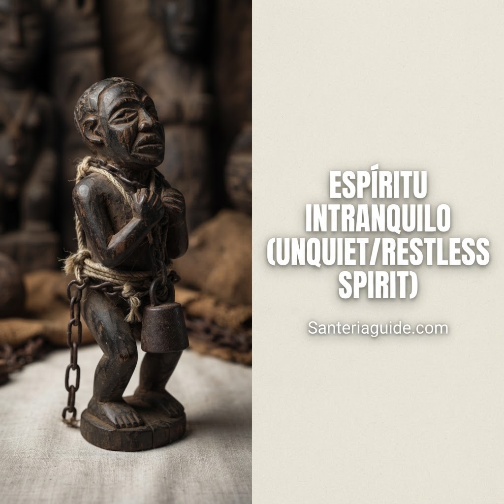 Espíritu Intranquilo (Unquiet/Restless Spirit) — Santeriaguide.com