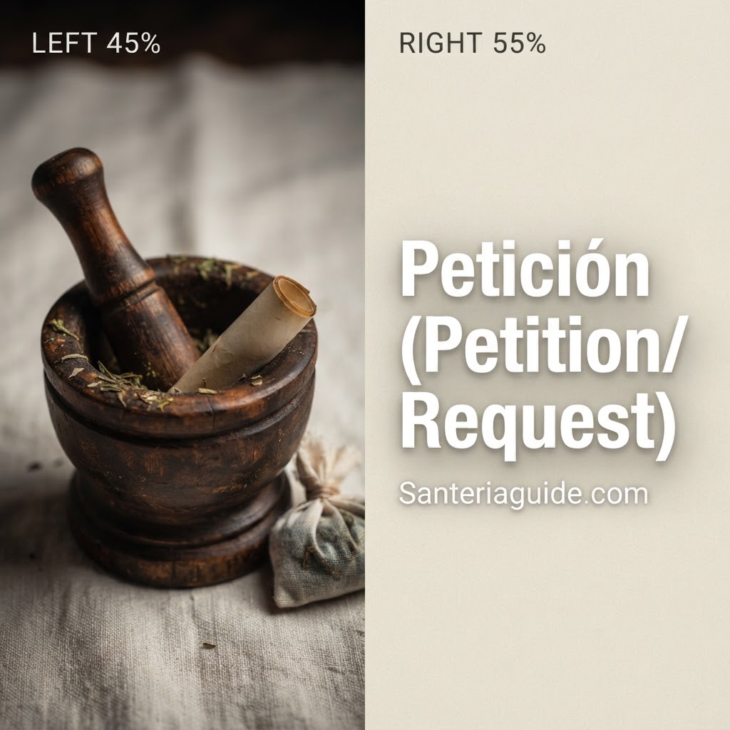 Petición (Petition/Request) — Santeriaguide.com