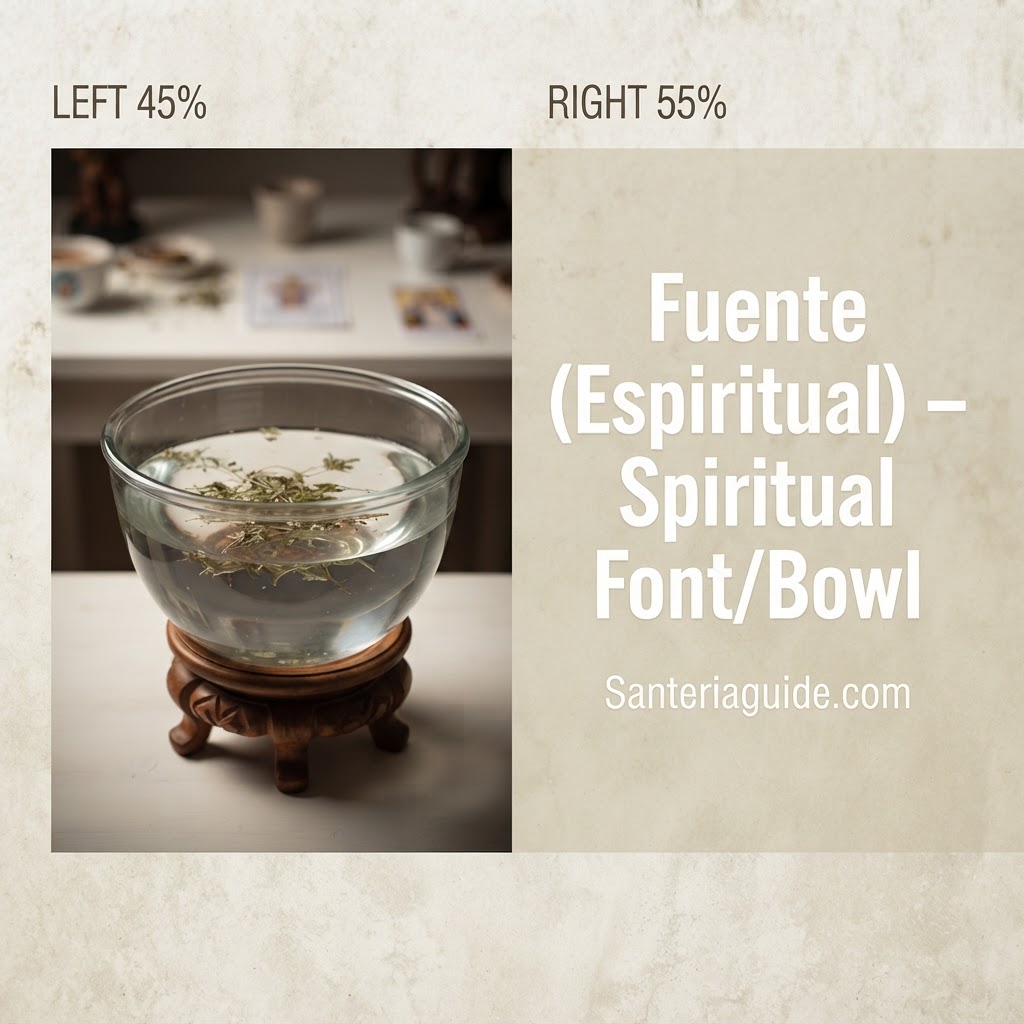 Fuente (Espiritual) – Spiritual Font/Bowl — Santeriaguide.com