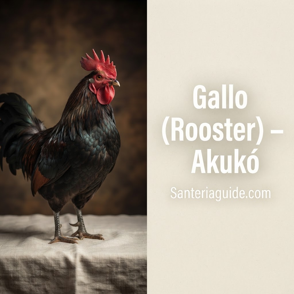 Gallo (Rooster) – Akukó — Santeriaguide.com