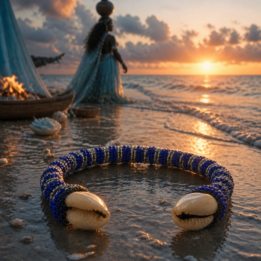 Yemayá Ilde Bracelet With Cowrie Shells