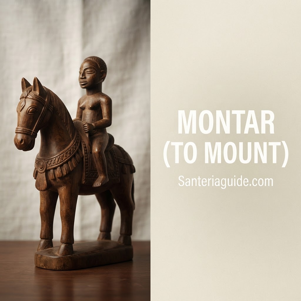 Montar (to Mount) — Santeriaguide.com