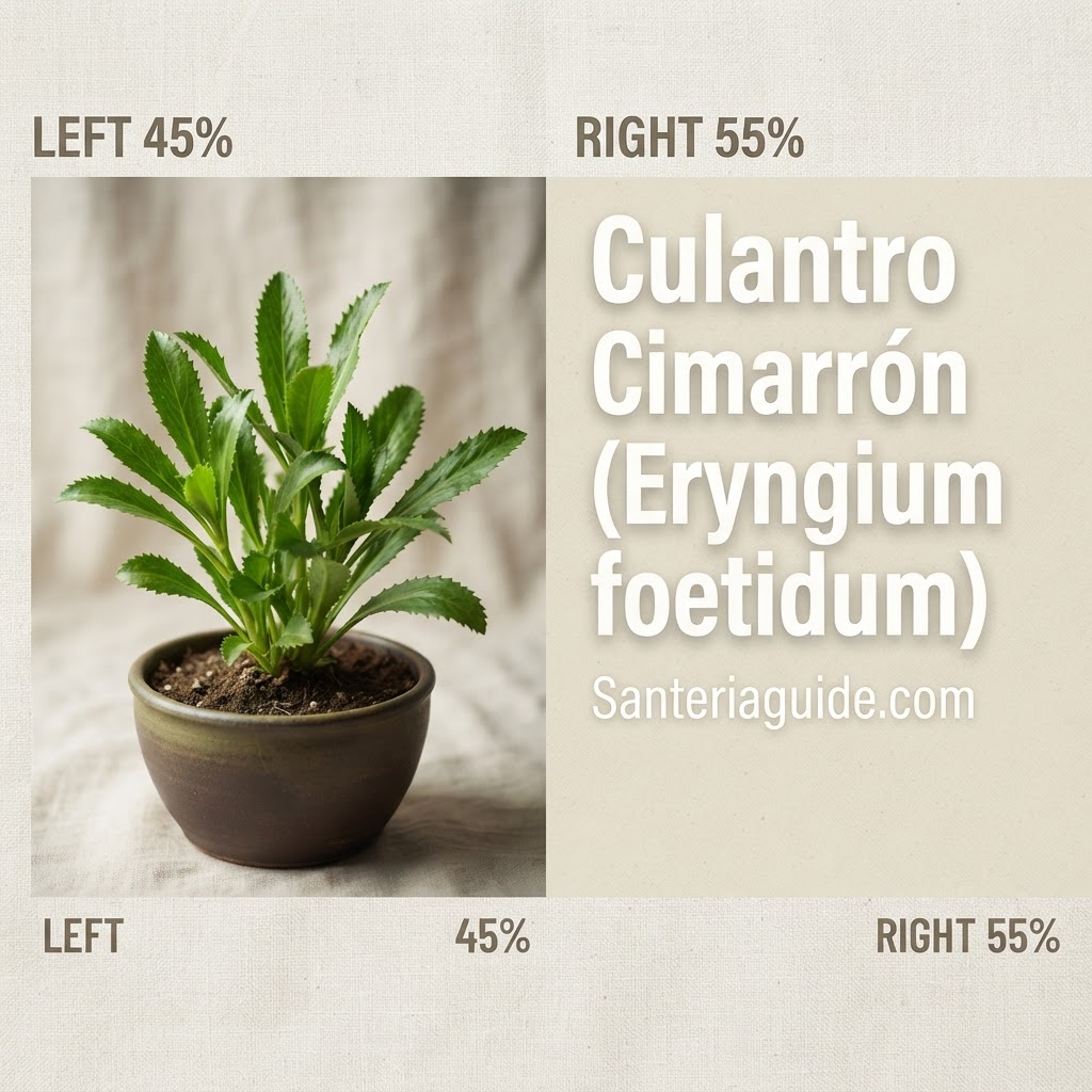 Culantro Cimarrón (Eryngium foetidum) — Santeriaguide.com