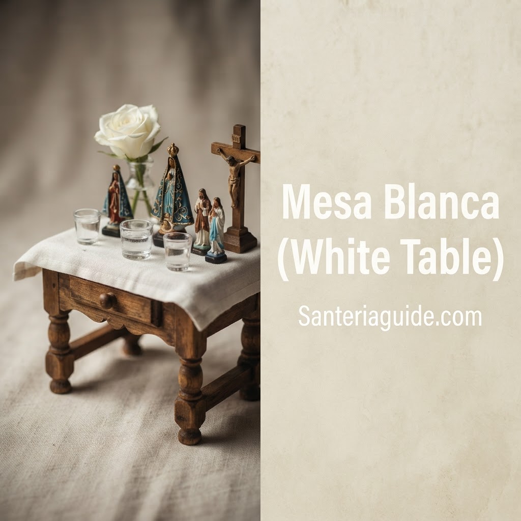 Mesa Blanca (White Table) — Santeriaguide.com