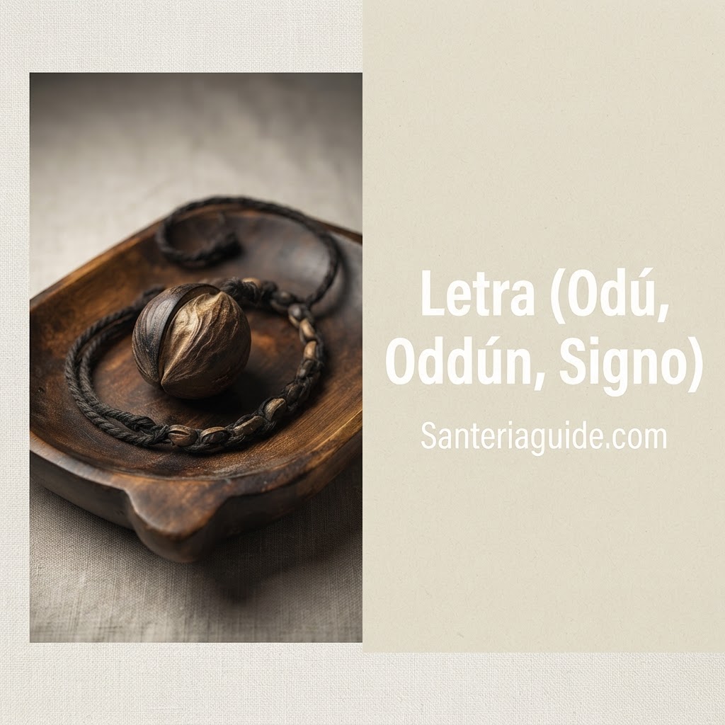Letra (Odú, Oddún, Signo) — Santeriaguide.com