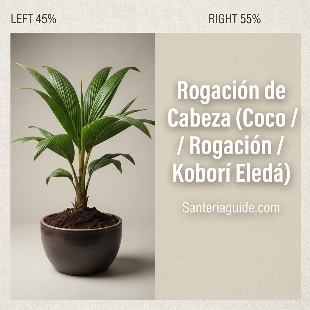 Rogación de Cabeza (Coco / Rogación / Koborí Eledá) — Santeriaguide.com