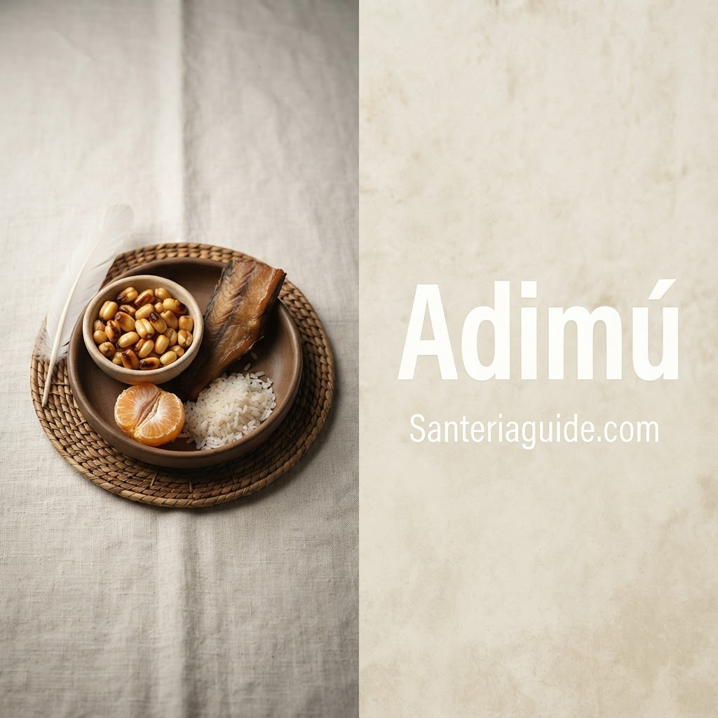 Adimú — Santeriaguide.com