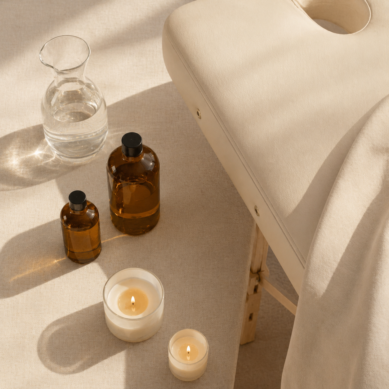 Peaceful massage environment