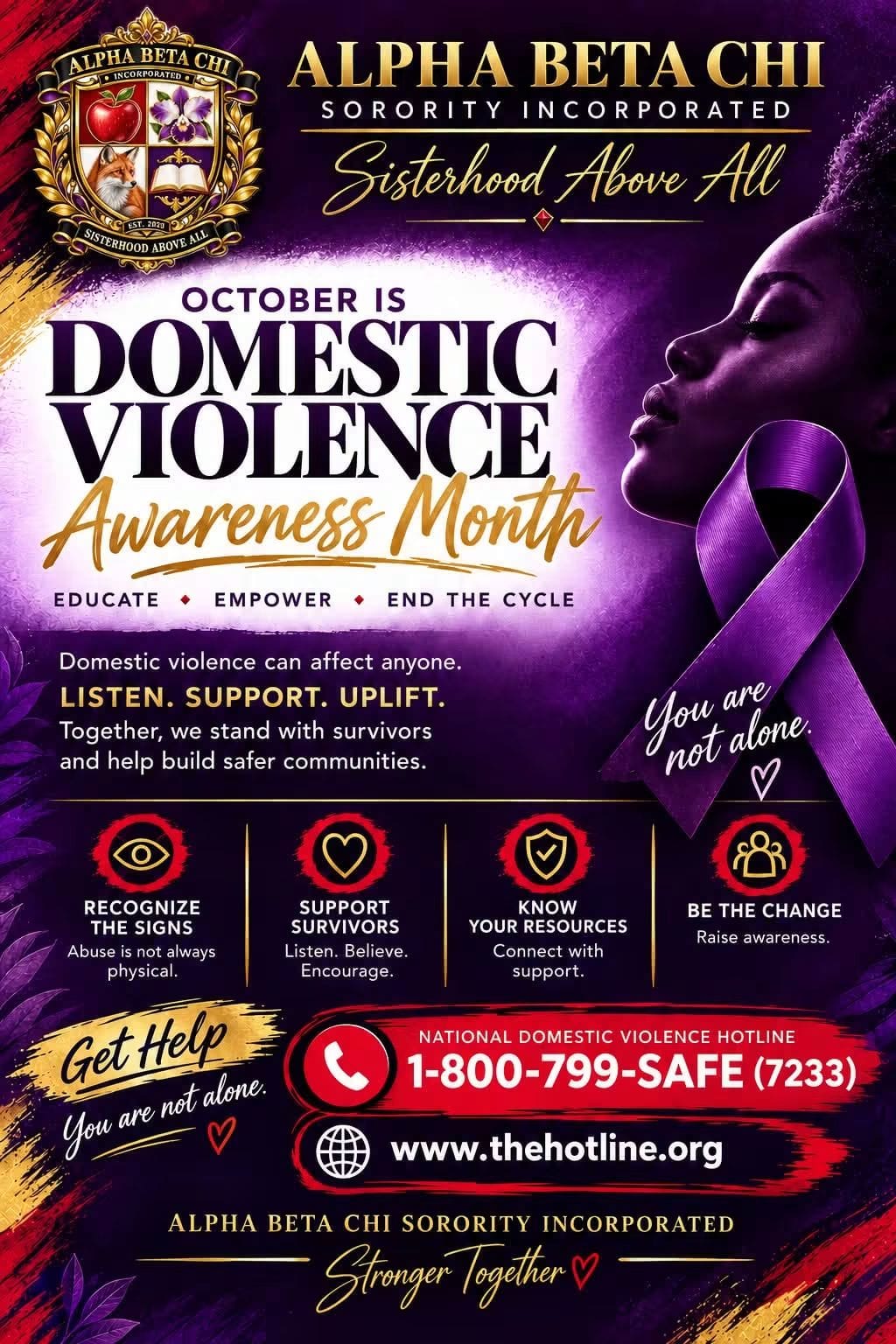 Domestic Violence Awareness Month