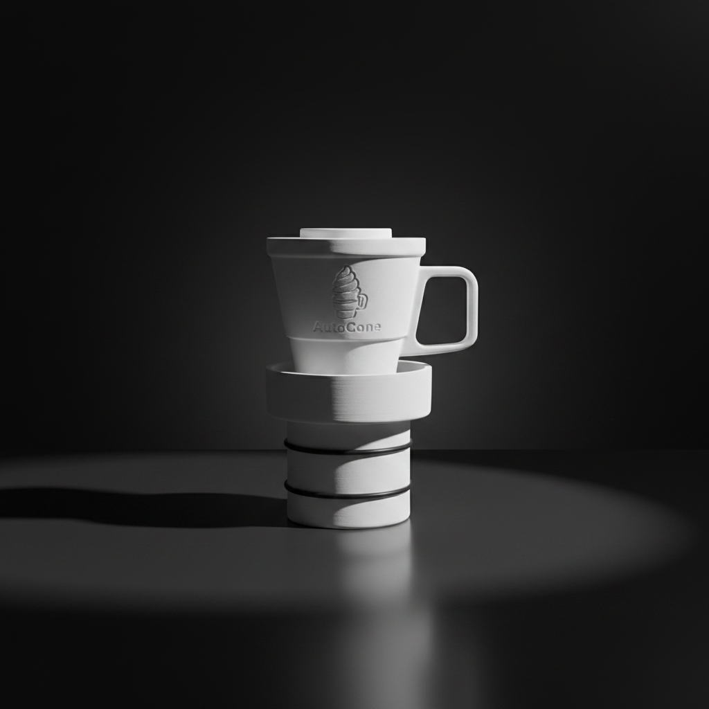 AutoCone before — with handle