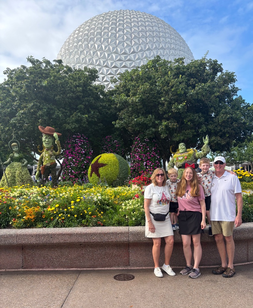 Family at EPCOT, Walt Disney World