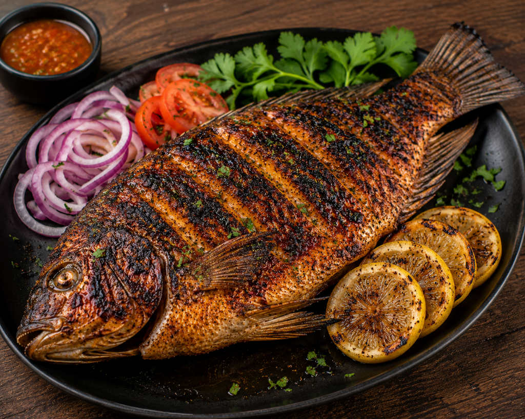 Grilled Whole Tilapia