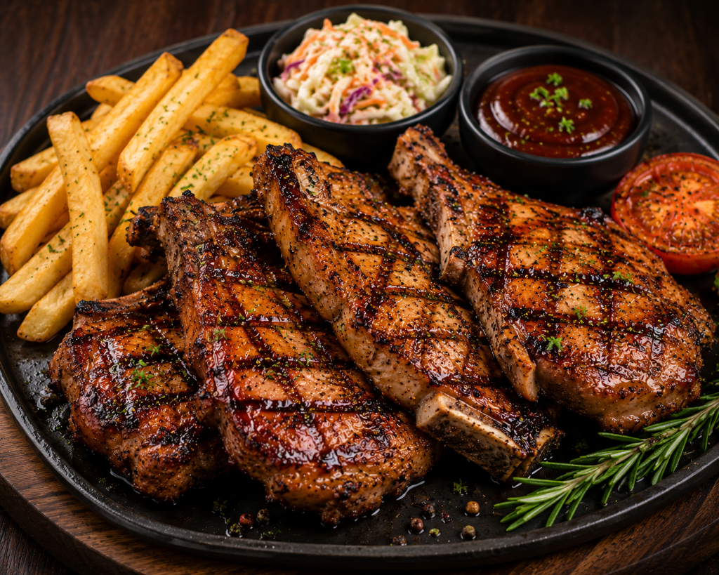 Flame-Grilled Pork Chops · 400g