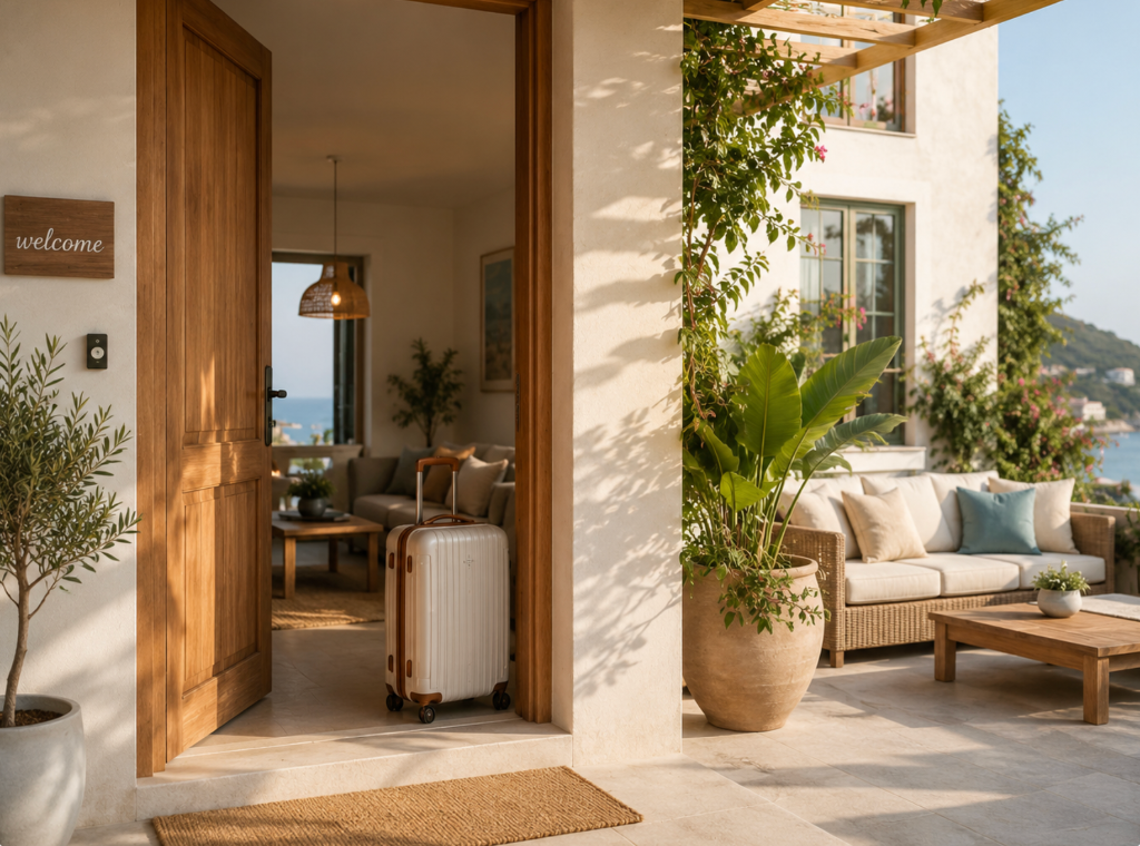 Luxury property entrance