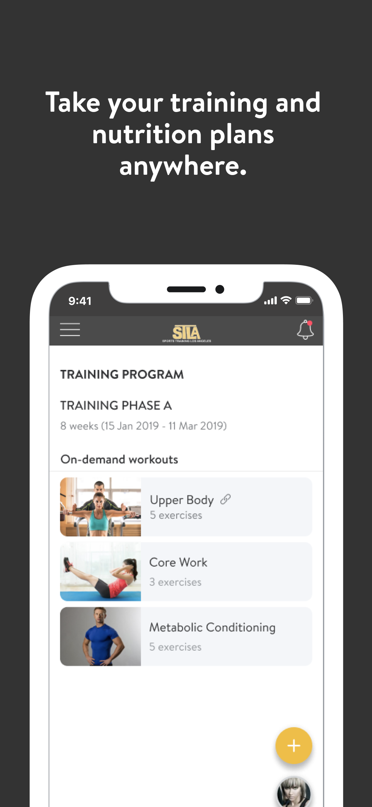 STLA Gym app