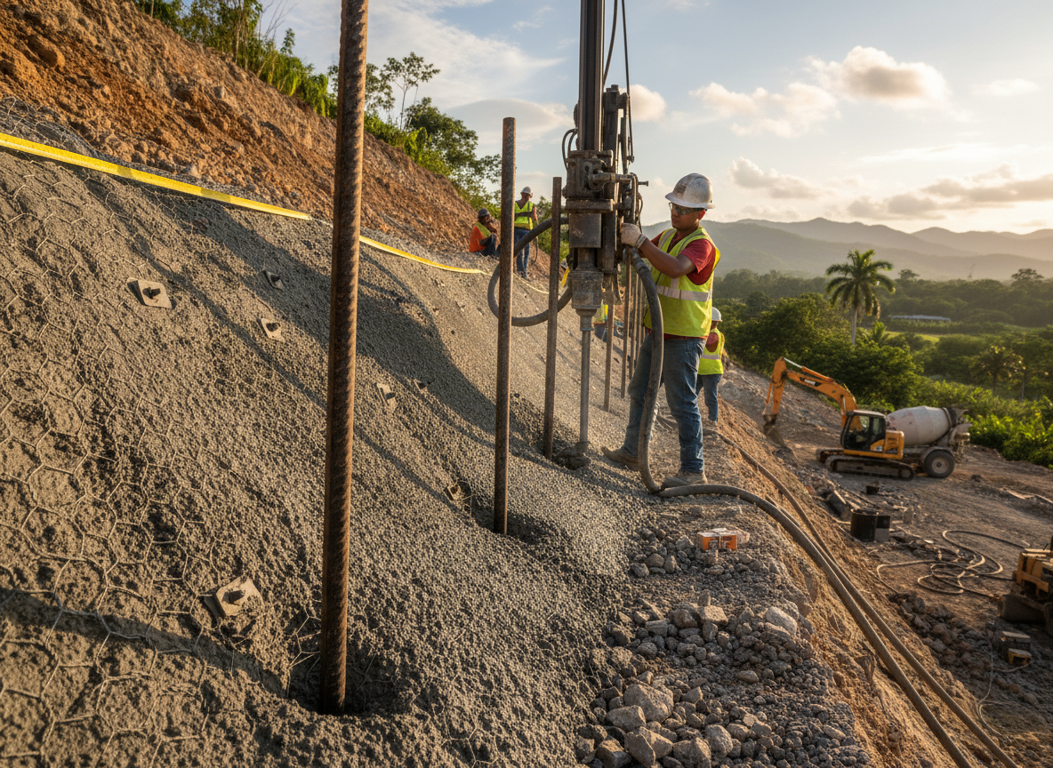 Muro de Soil Nailing