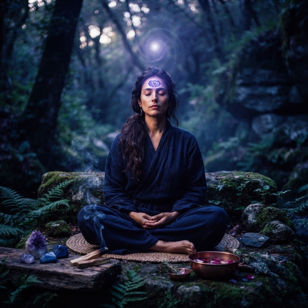 Digital Fatigue and the Third Eye Chakra: A Reset Practice for Tired Eyes