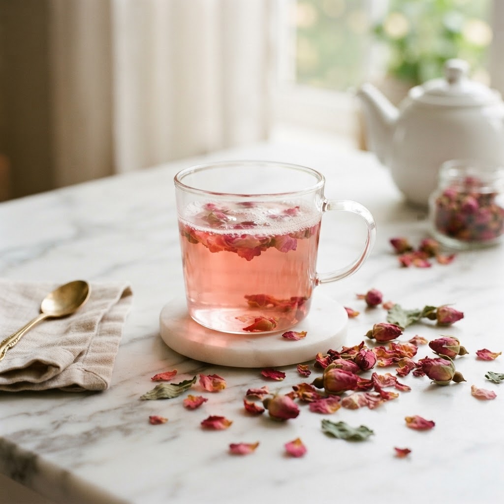 Iced Hibiscus Rose Tea: A Summer Heart Chakra Ritual in a Glass