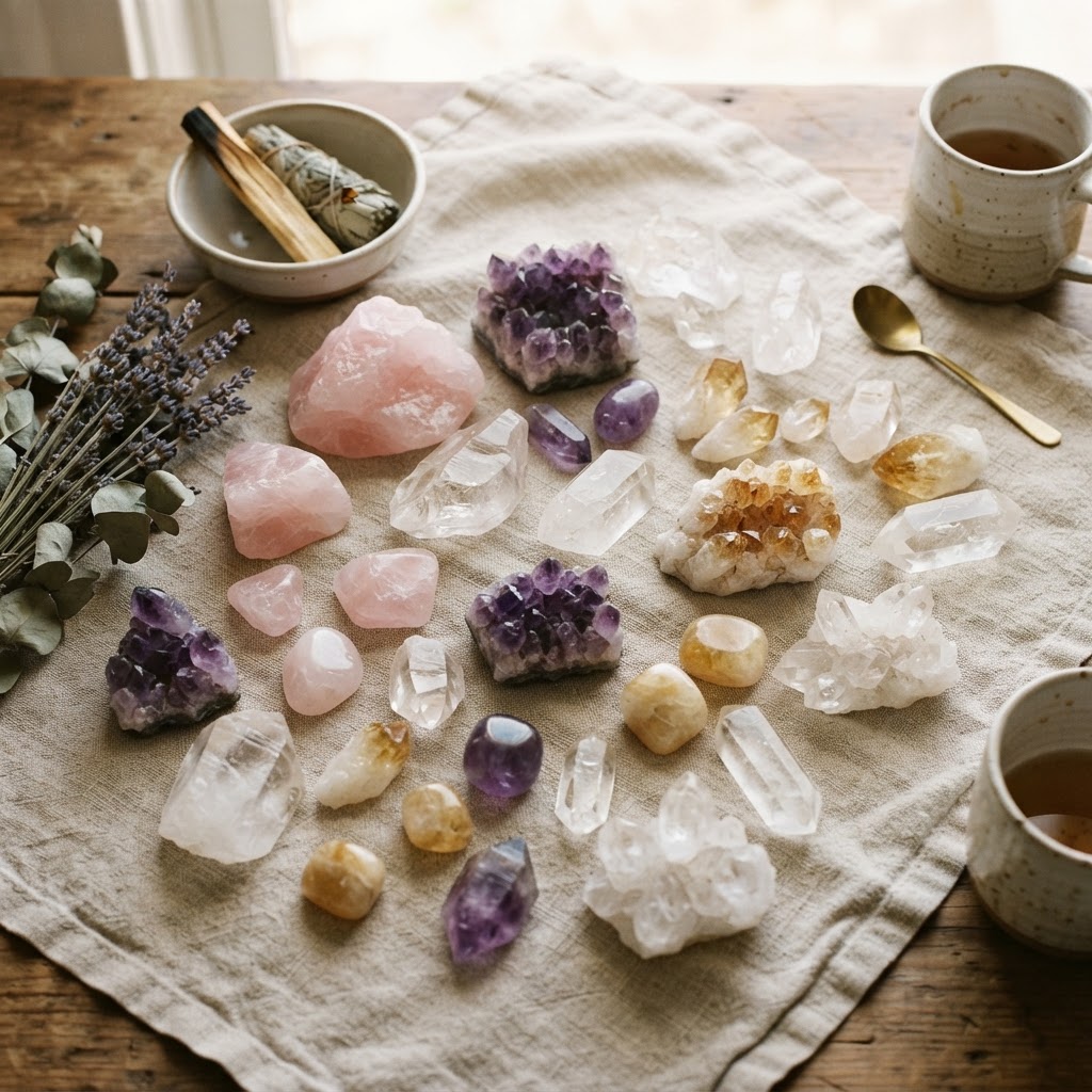 Winter Crystals: Root and Crown Stones for Cold, Dark Months