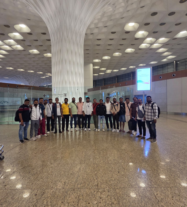 Group Departure — Mumbai International Airport