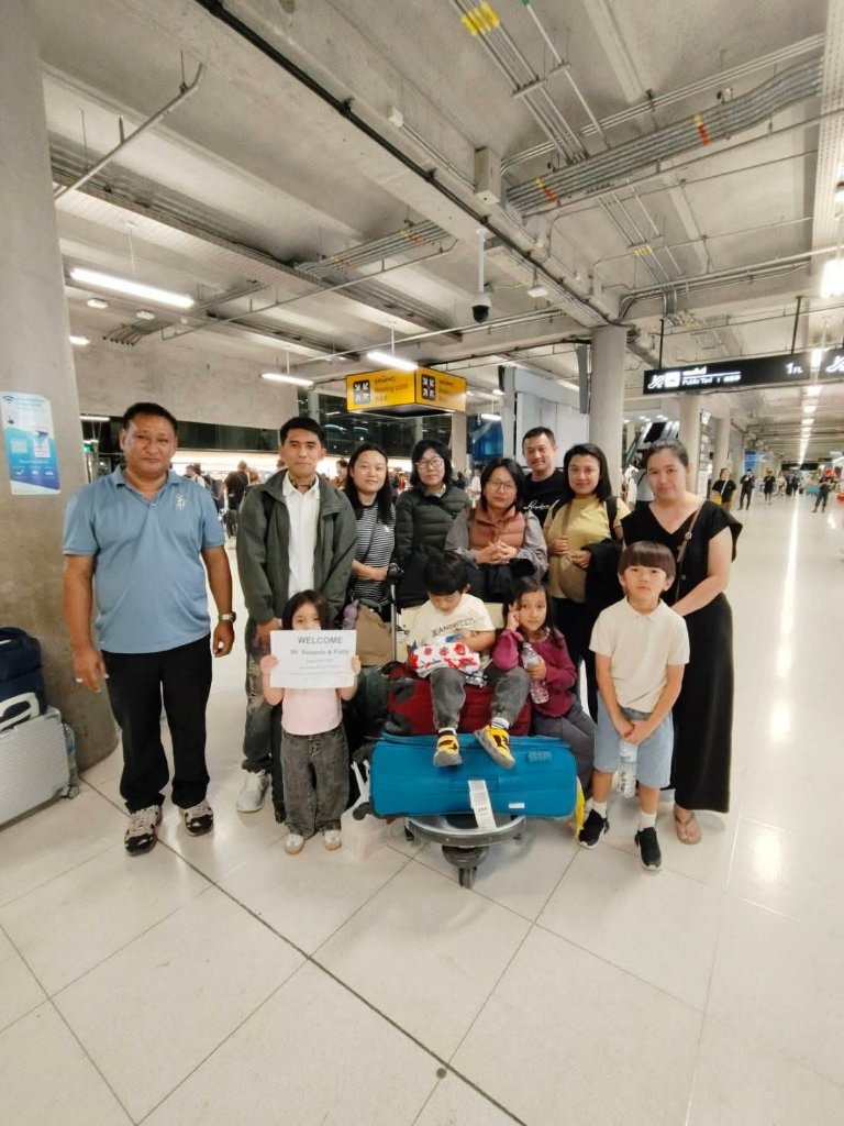 Chinese Family — Airport Welcome