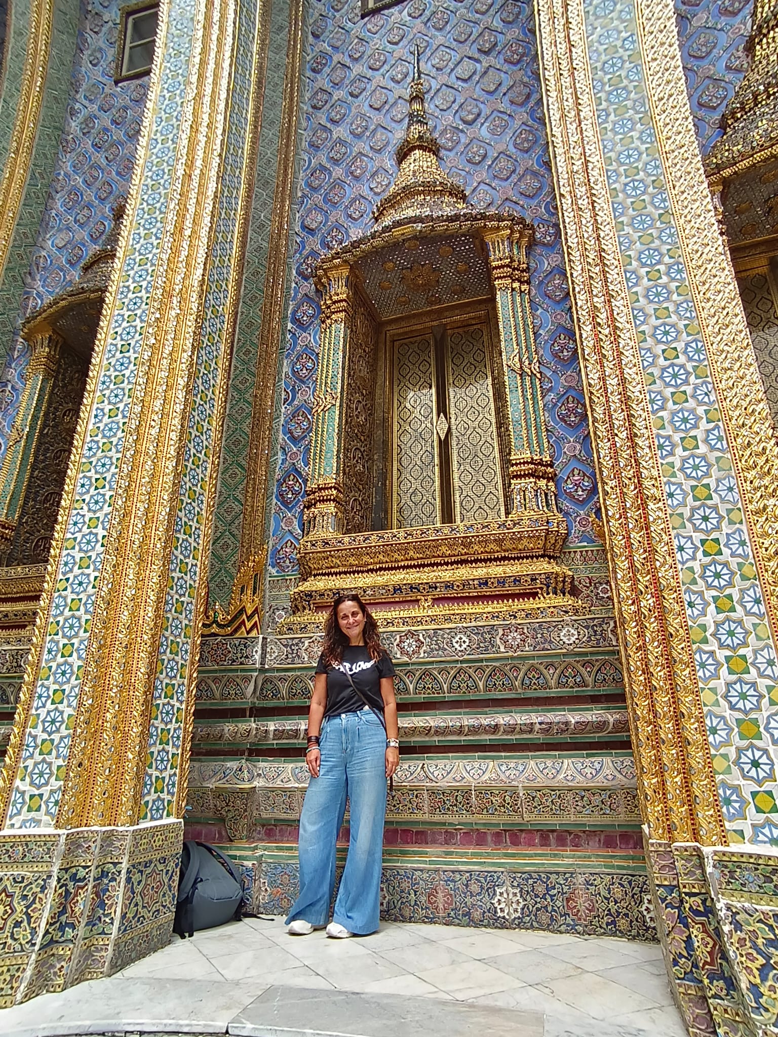 Ornate Temple Wall — Grand Palace, Bangkok