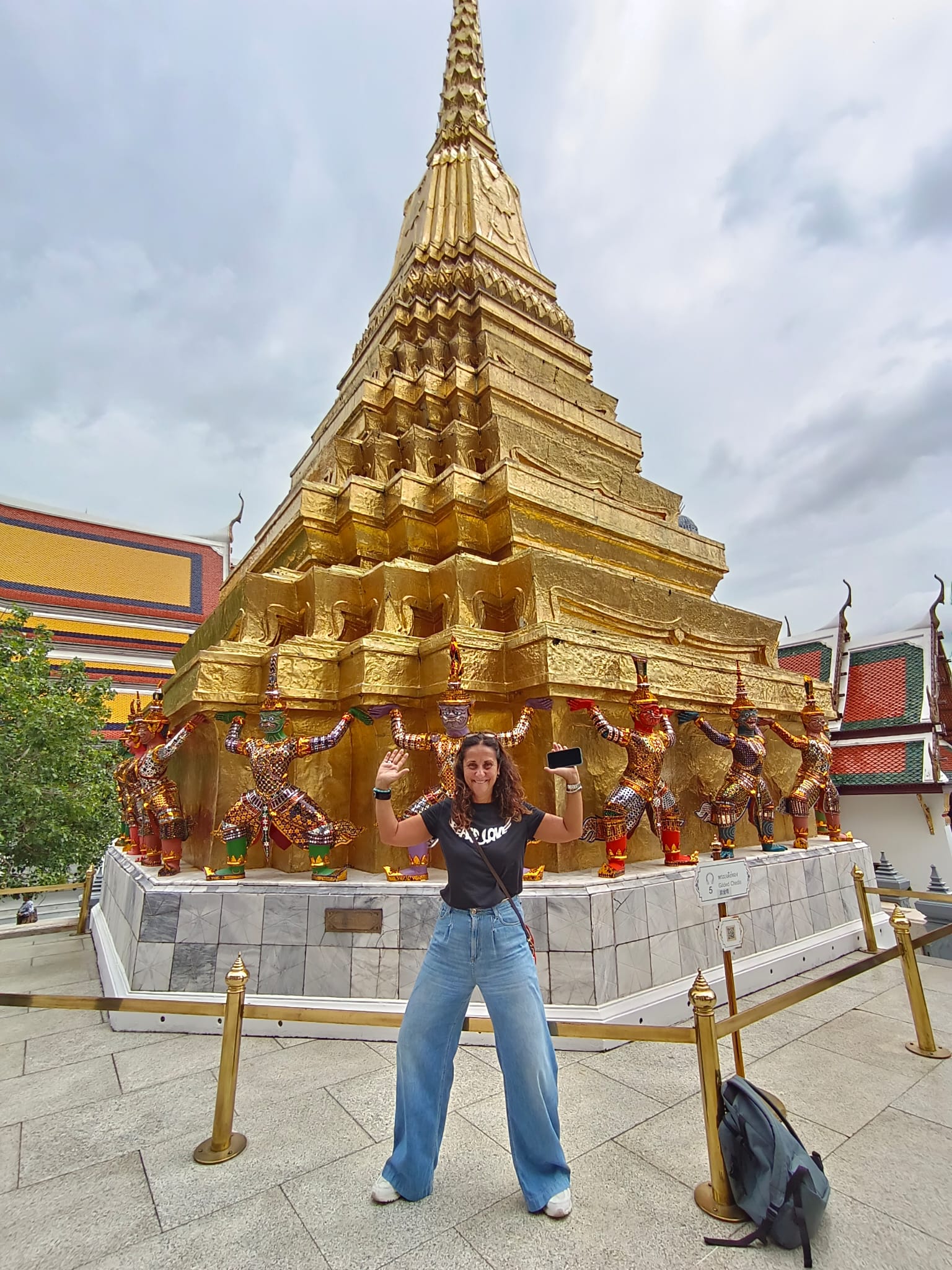 Golden Chedi — Full Portrait, Bangkok