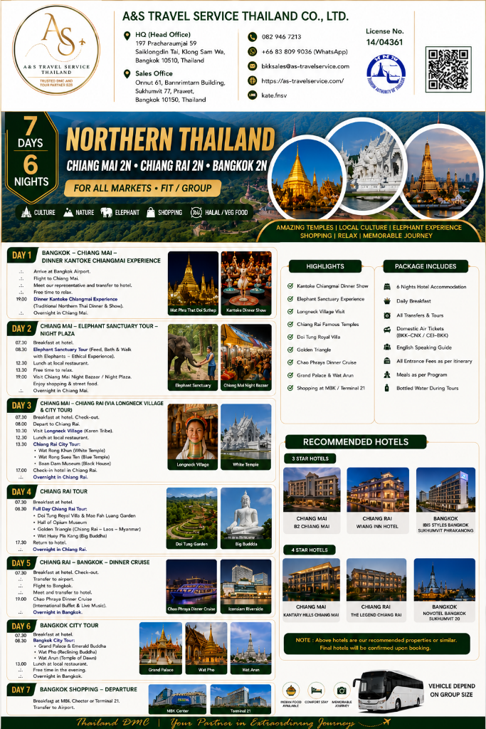 Northern Thailand 7D / 6N