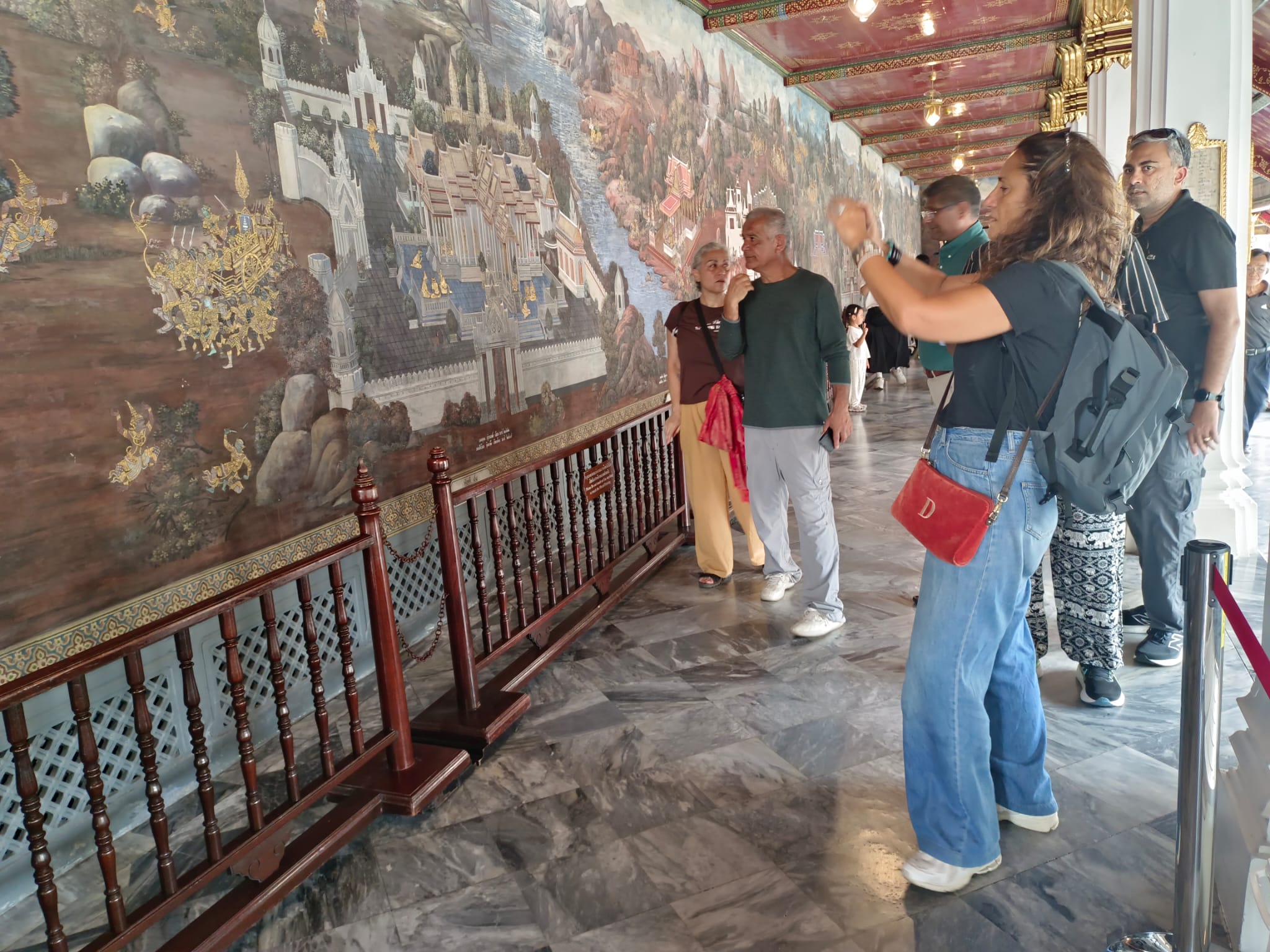 Grand Palace Mural — Solo Tour, Bangkok