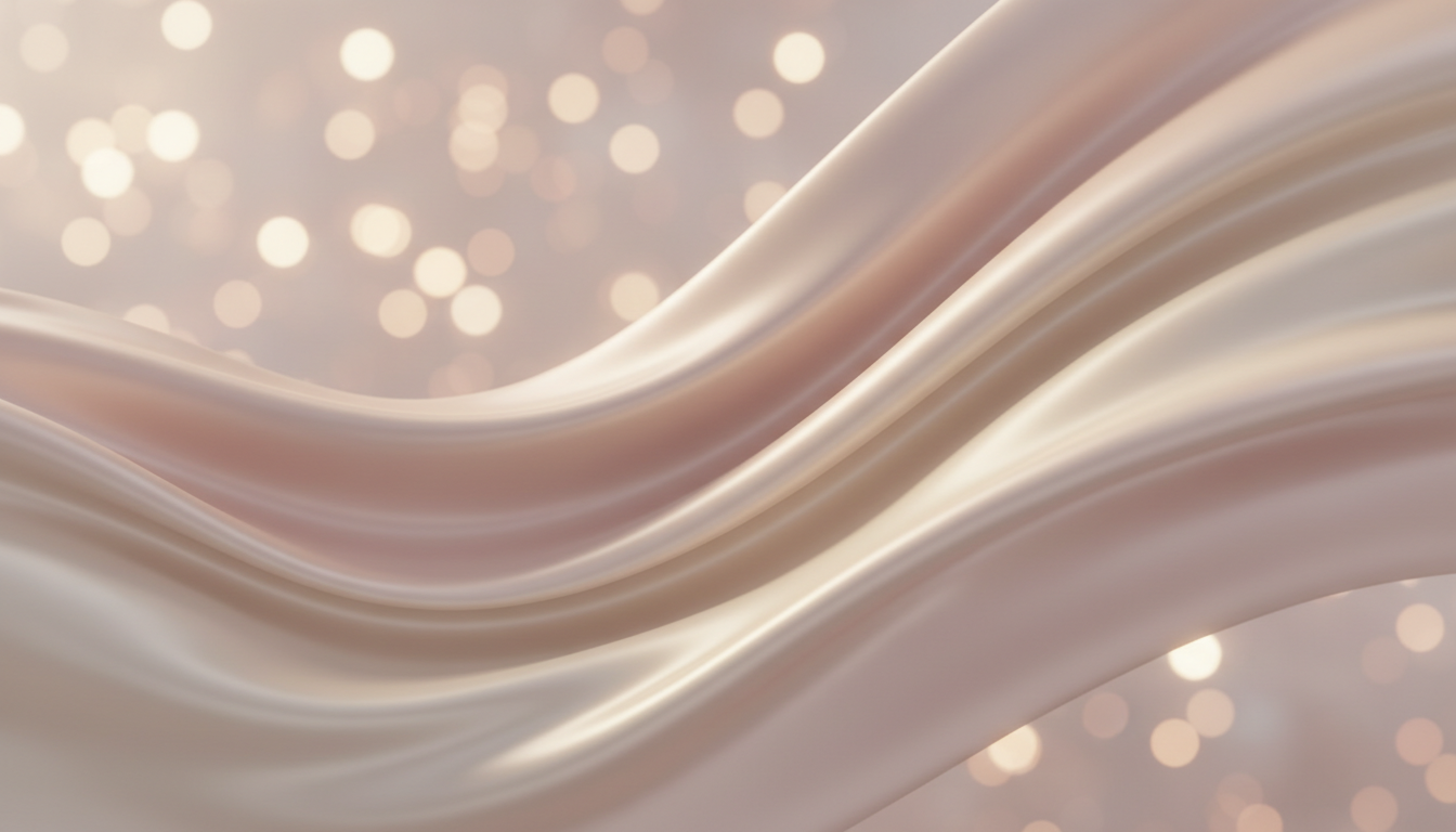 Luxurious silk fabric in soft blush tones