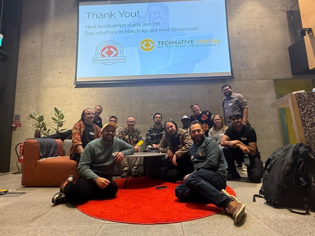 Technative Digital cohort celebrating