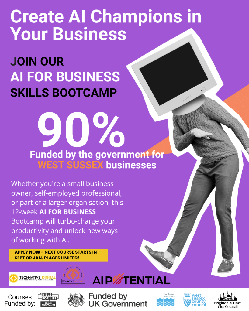TND Skills Bootcamp ad – AI Video Skills