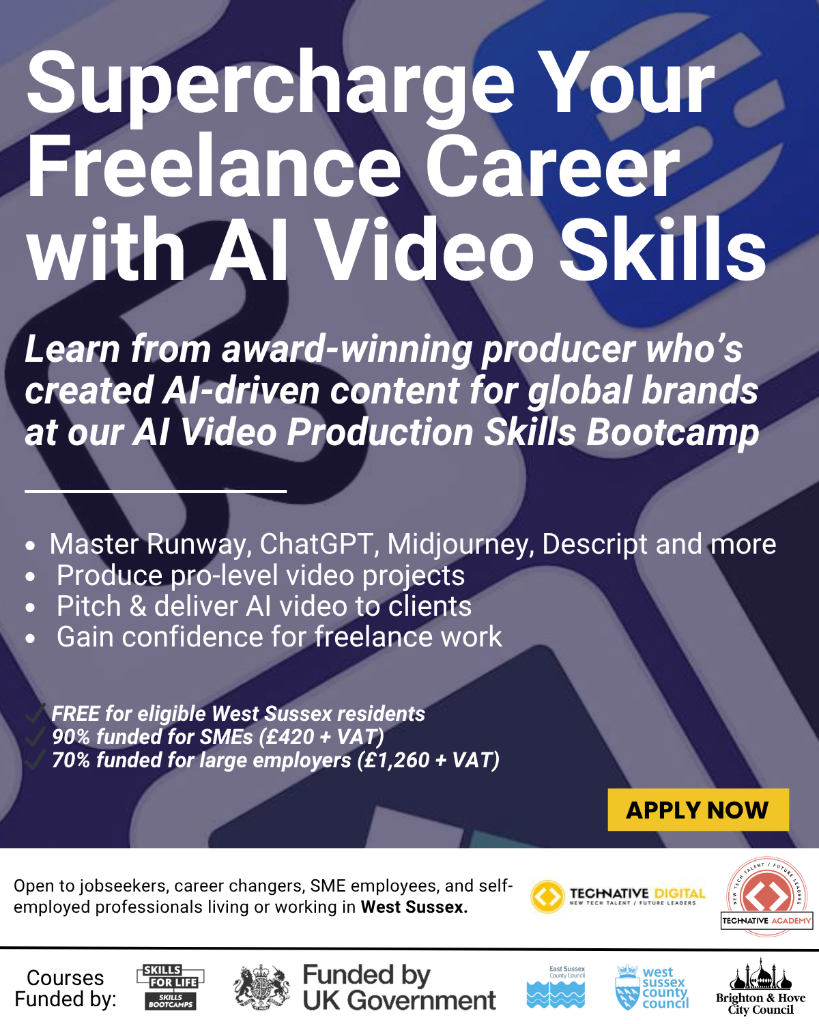 TND Skills Bootcamp ad – AI For Business