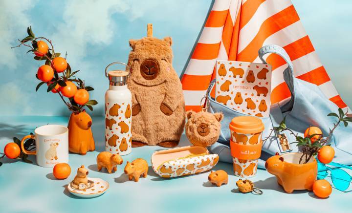 Capybara-themed giftware collection