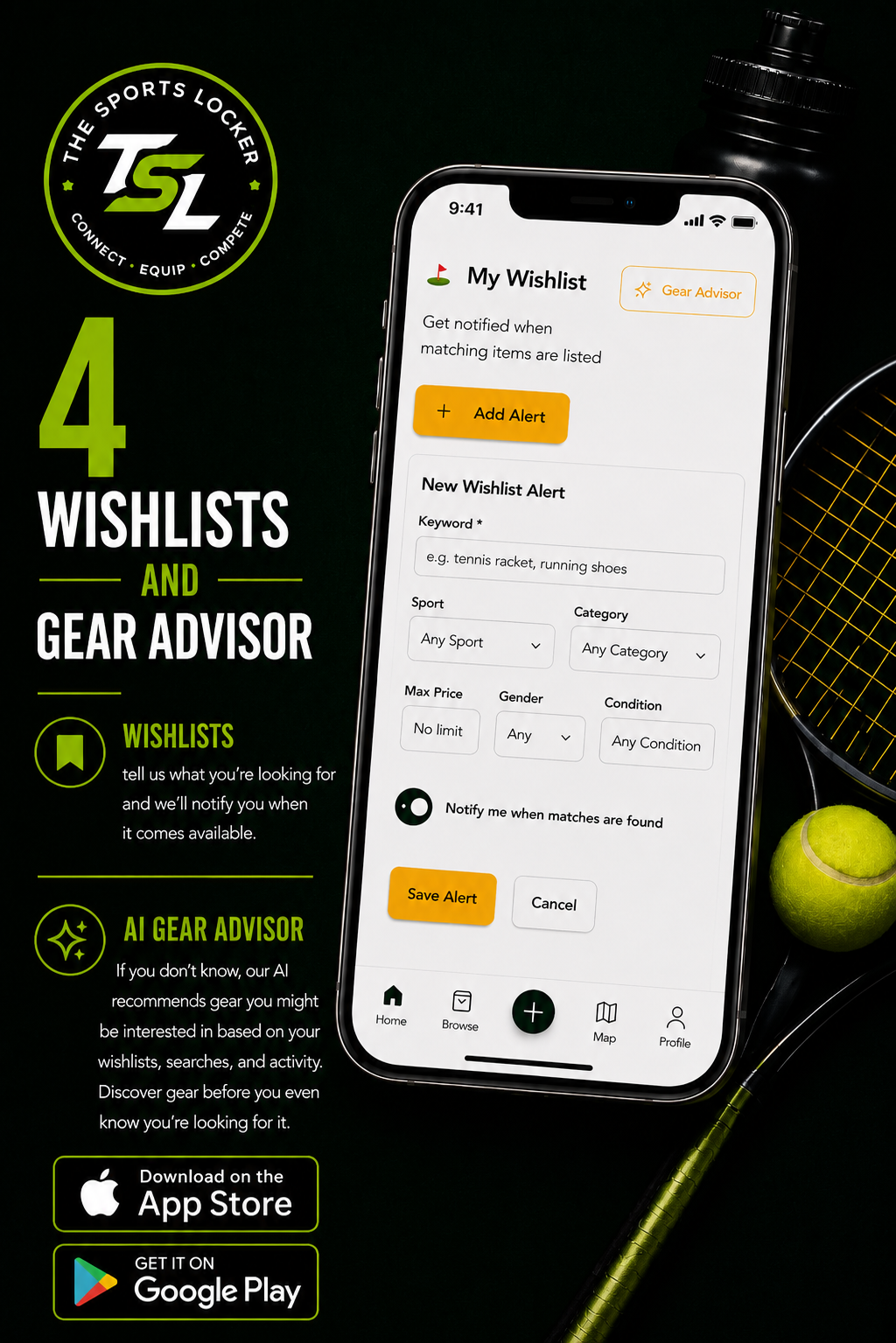 4 — Wishlists and Gear Advisor