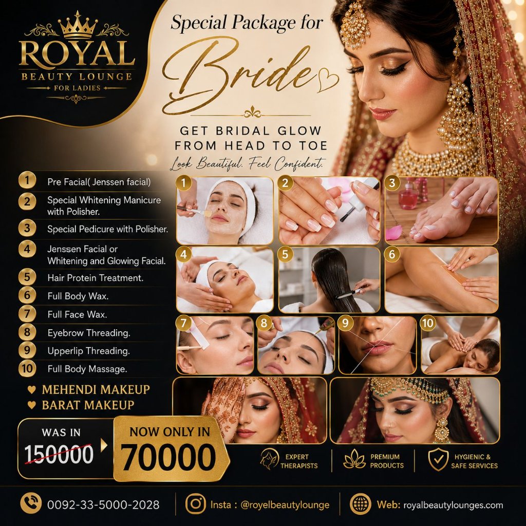 Bridal Full Package - Rs. 70000