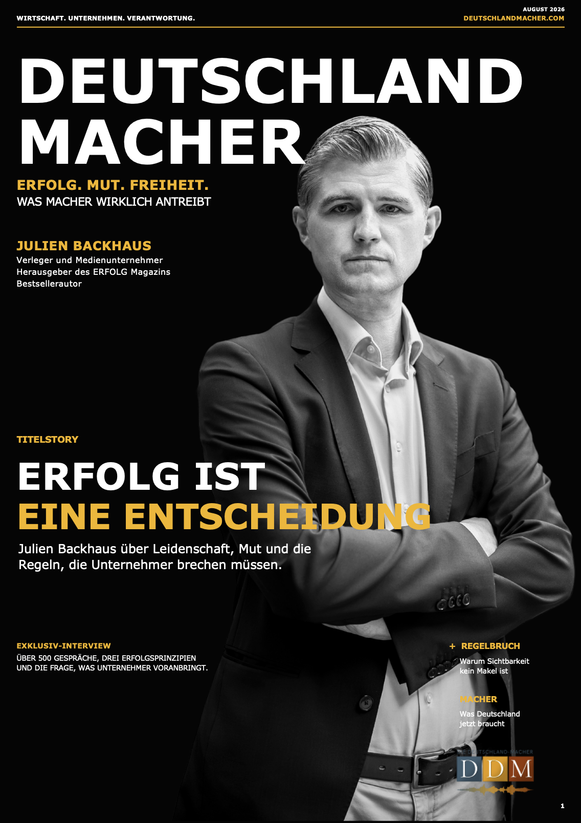 Mit Julien Backhaus im Gespräch