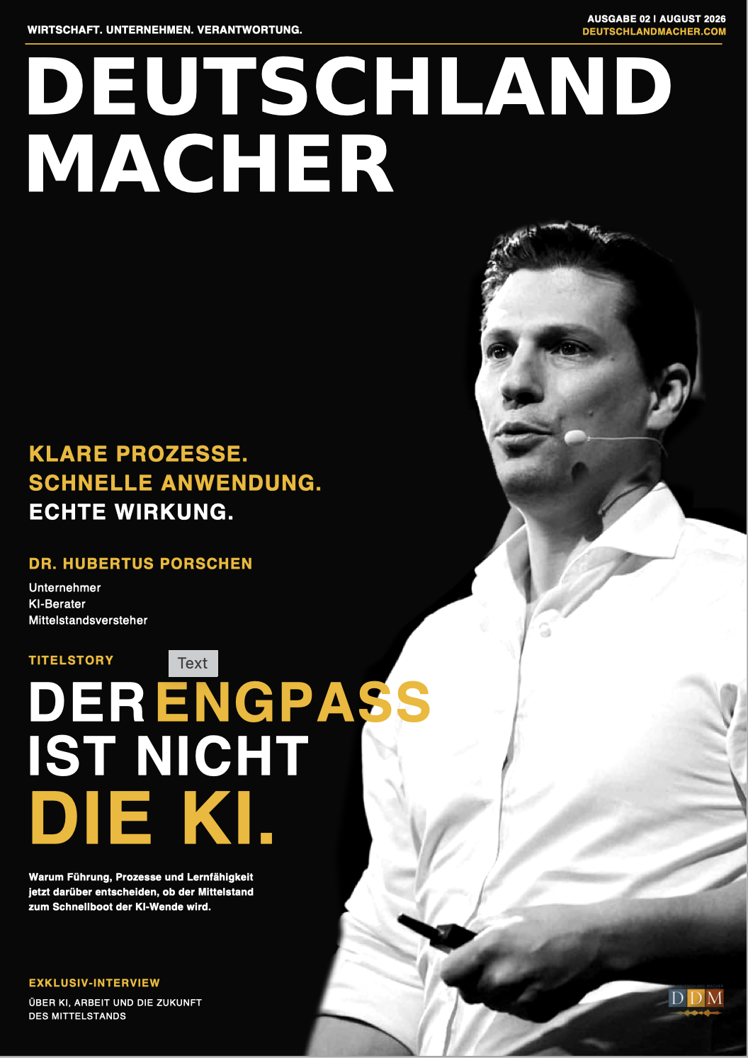 Mit Hubertus Porschen im Gespräch