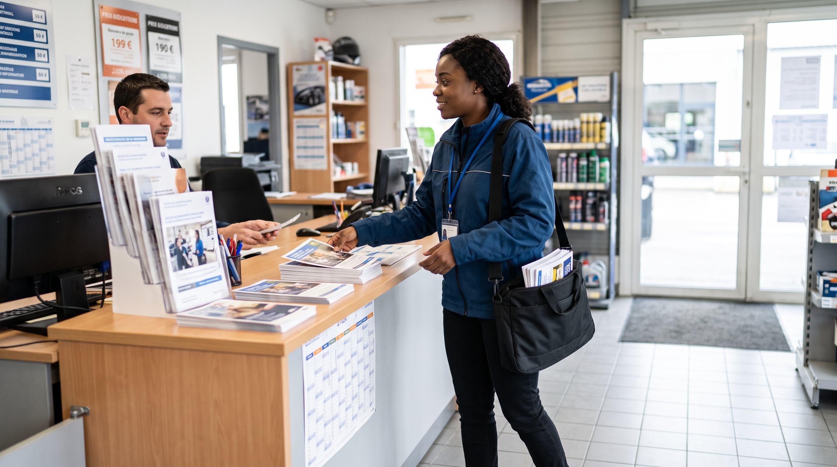 Dépôt de prospectus auprès d'un professionnel à Bordeaux