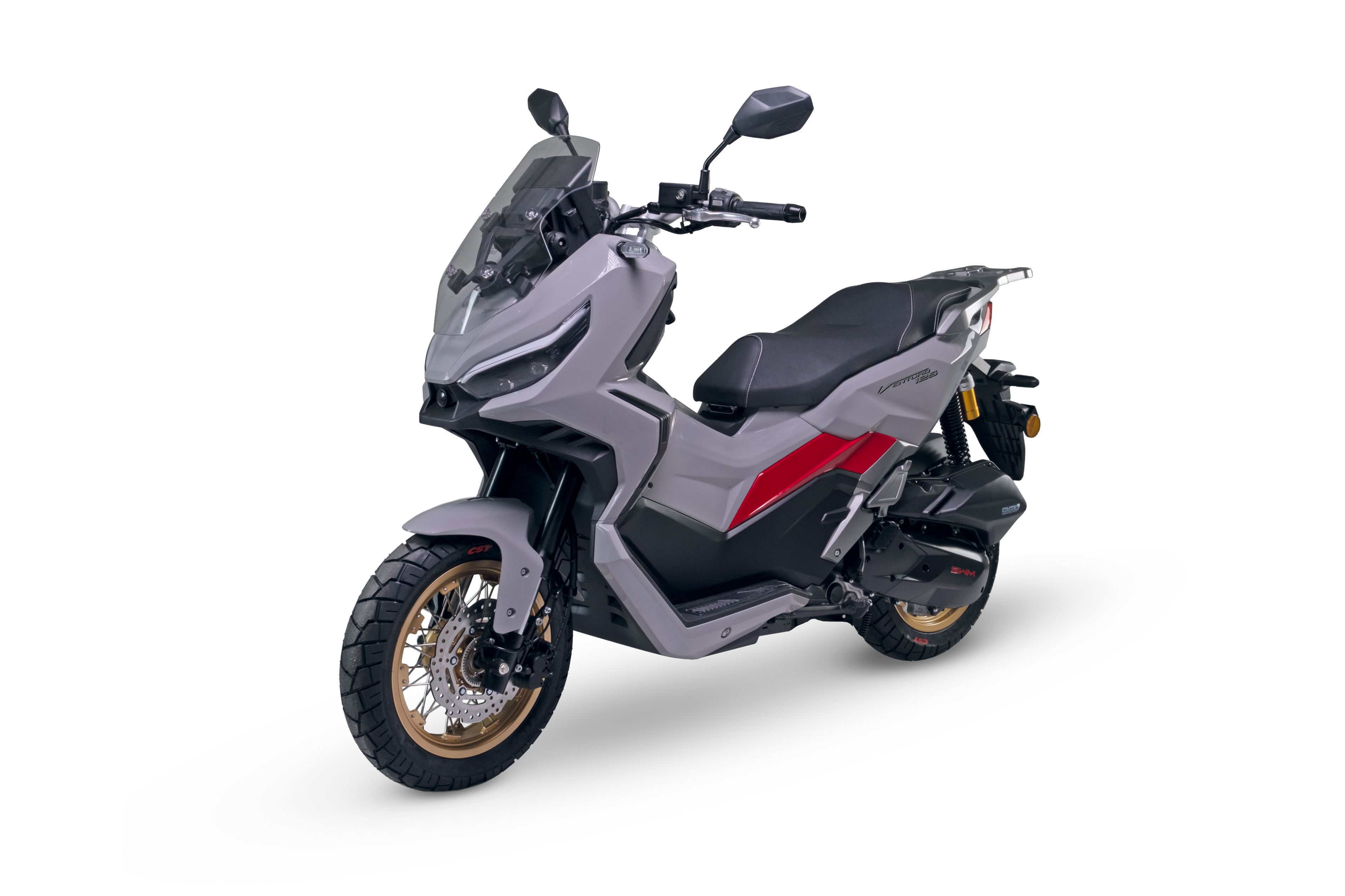 VENTURO 125 — Grey/Red
