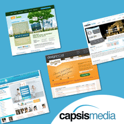 Capsis Media — portfölj för skräddarsydd webbdesign