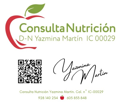 Consulta nutrición Yazmina Martin