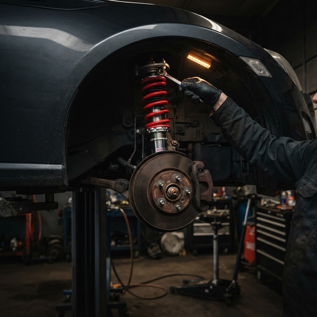 Coilover Install Guide: What to Expect When Lowering Your Car
