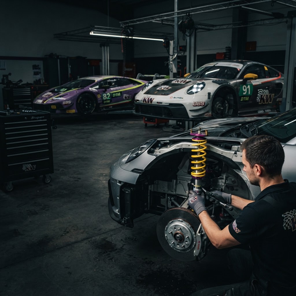 KW Automotive Leverages DTM Success for Enhanced Coilover Technology
