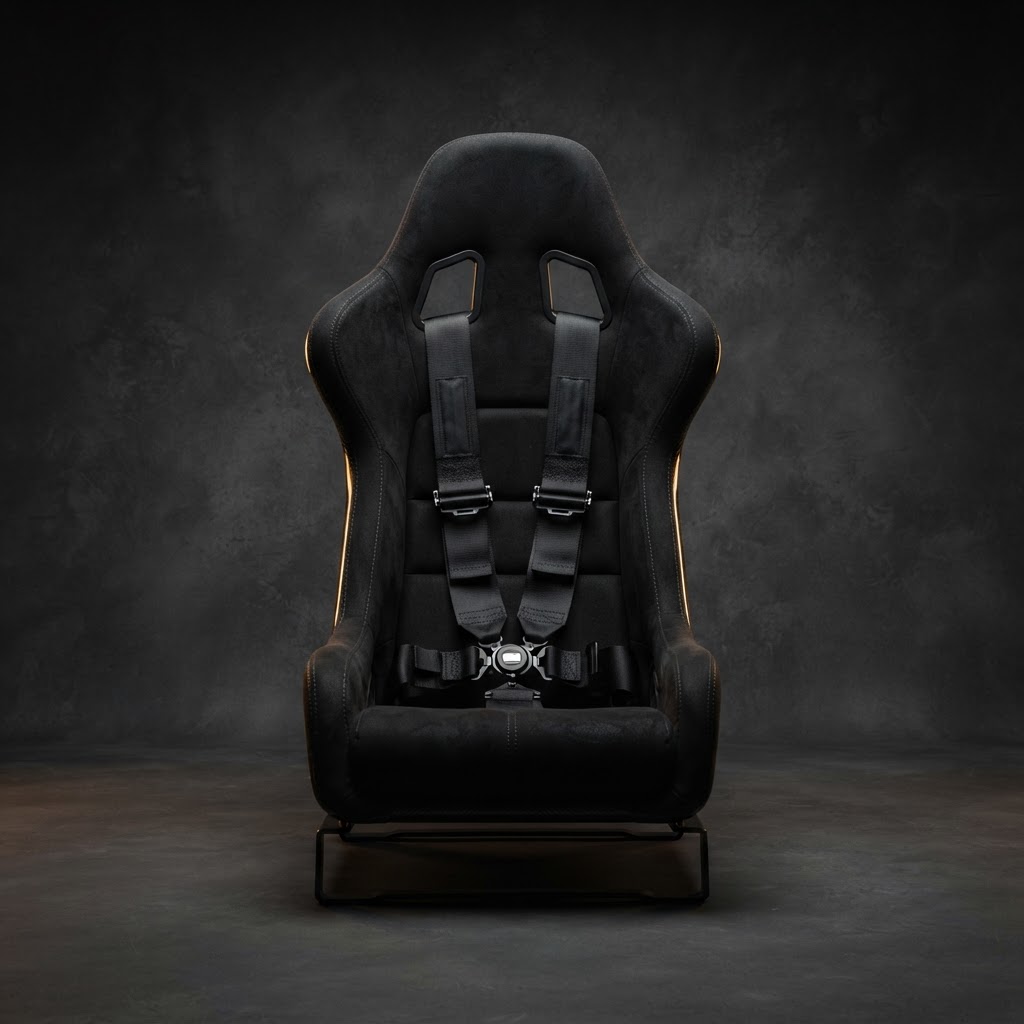 TA Technix sports seat - blue, adjustable, right-hand side